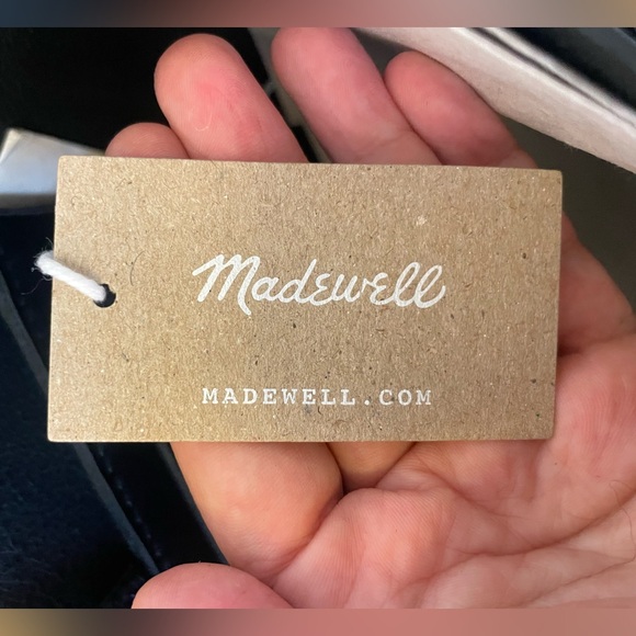 Madewell The Transport Bucket Bag, Black Leather, NWT - Picture 10 of 16